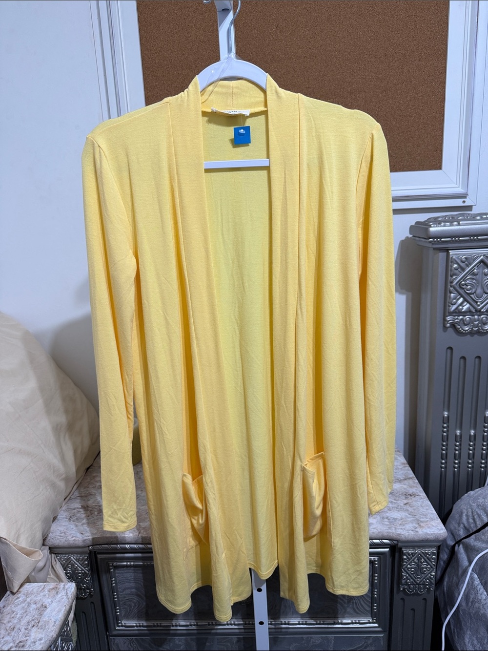 🚨(5/$10) Zenana Open Front Cardigan Pockets Size S